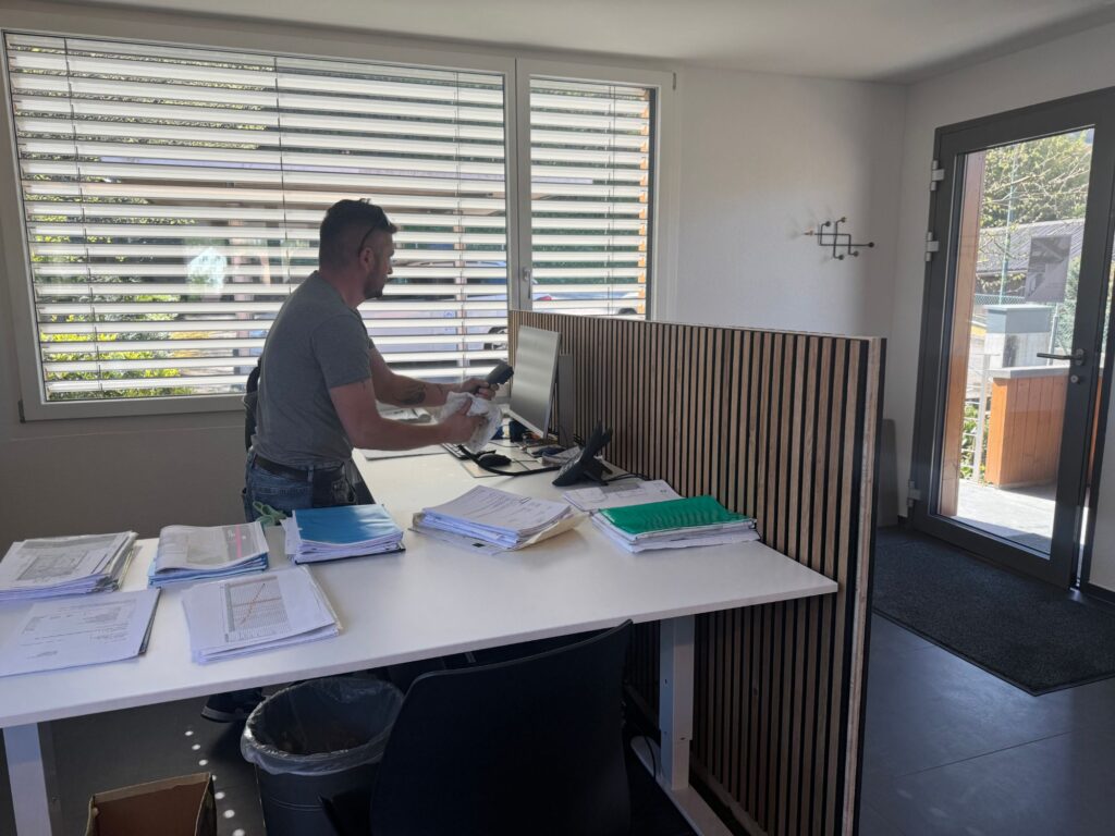 Büro von Rizzo Reinigung in Münchenstein